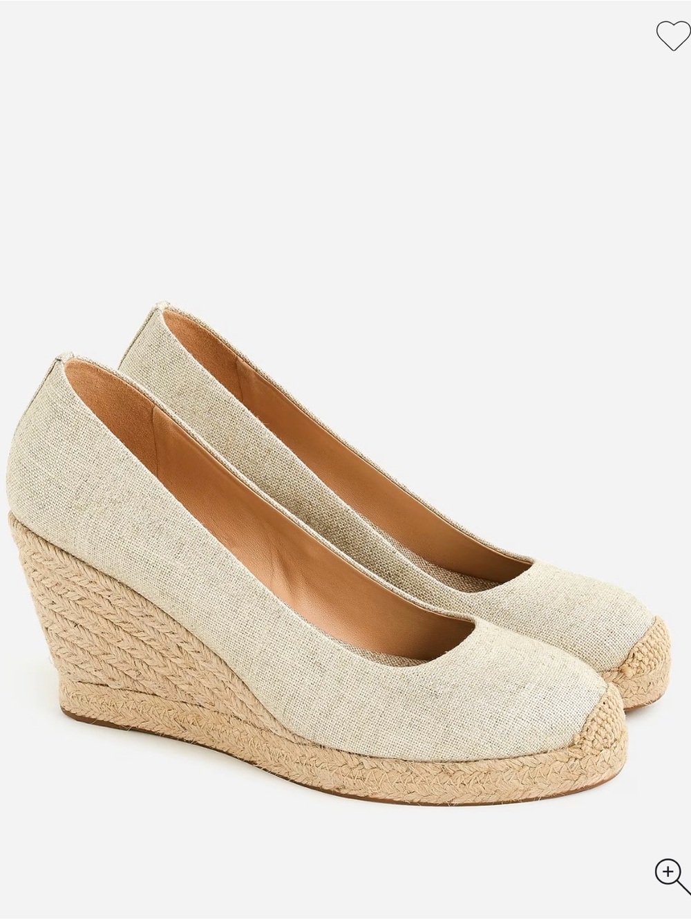 J. Crew Seville Espadrille Wedges Size 8.5